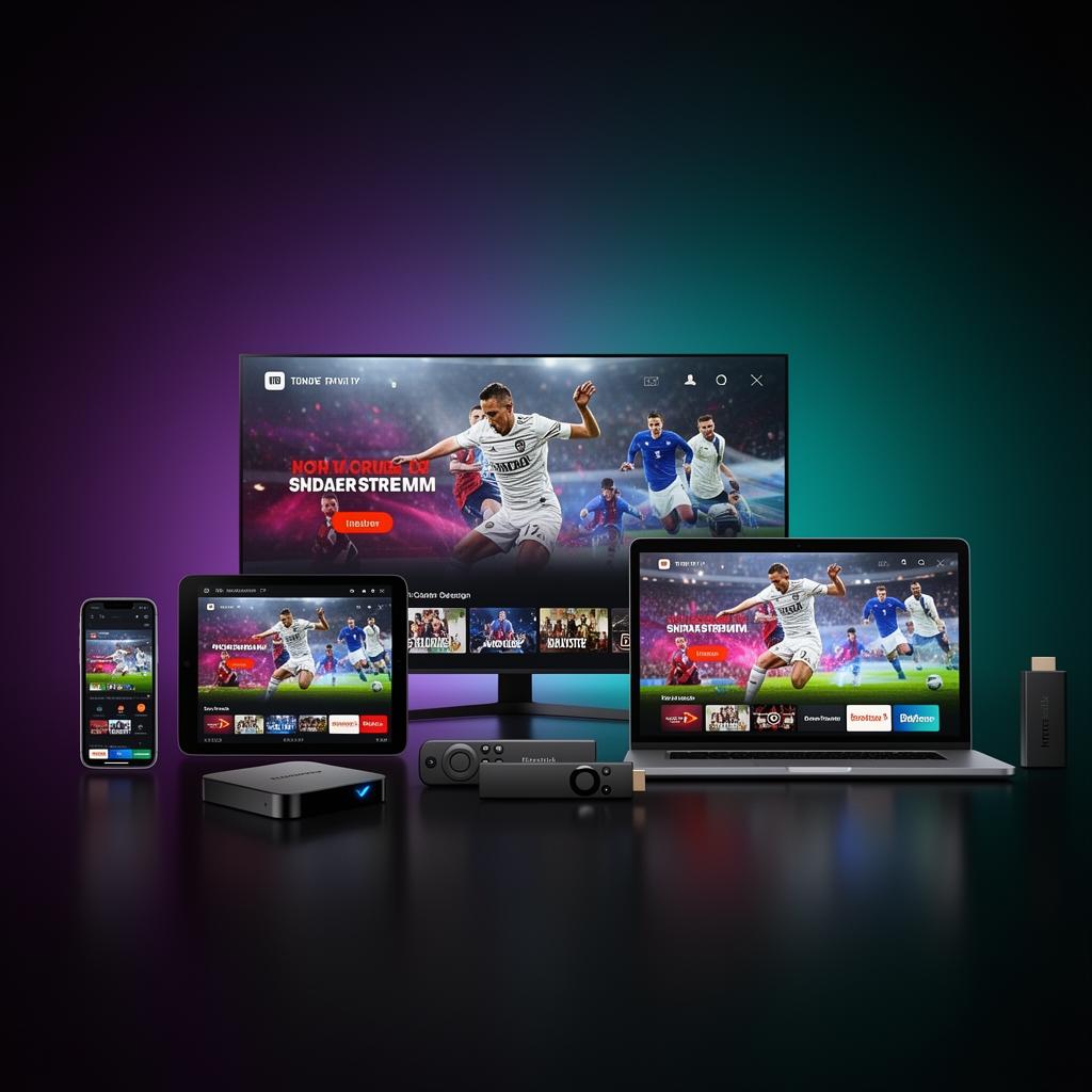 Stream on every device — TV, mobile, tablet, laptop